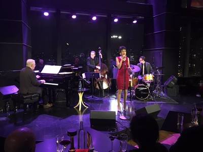 Jazz Pianist Ted Howe with Audrey Shakir, Tom Kennedy and Matt Slocum at Dizzy's in NY.